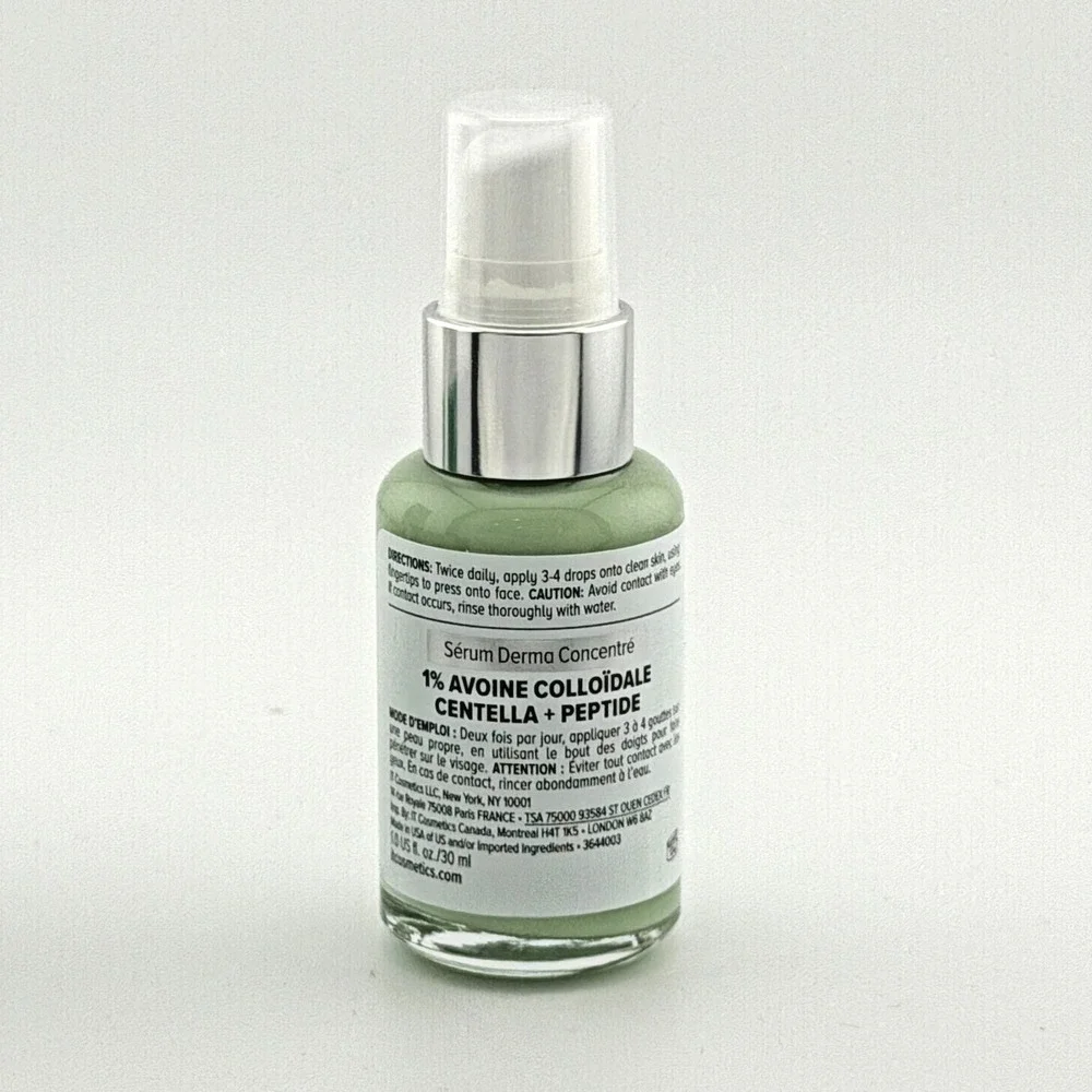 IT Cosmetics Bye Bye Redness‎ Concentrated Derma Serum 1% Colloidal Oatmeal 1oz